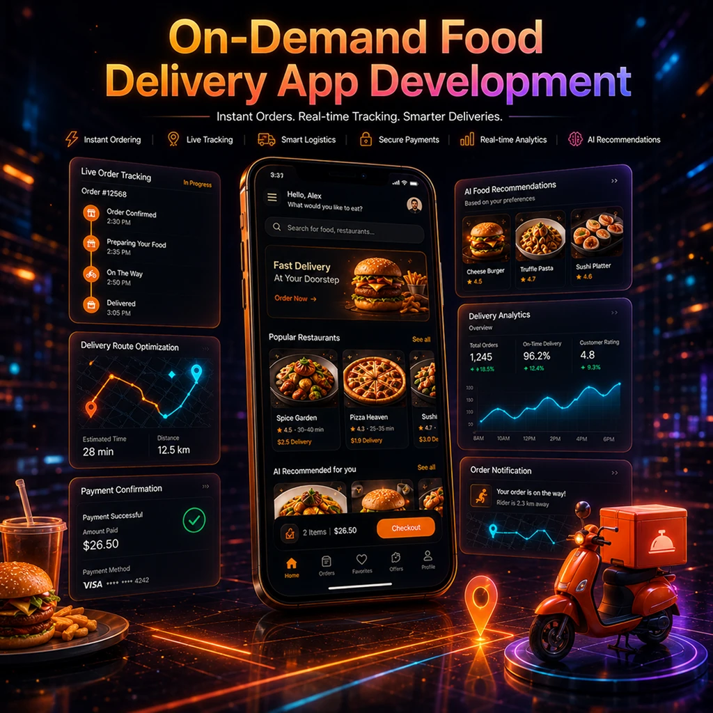 On-Demand Food Delivery App Development Services